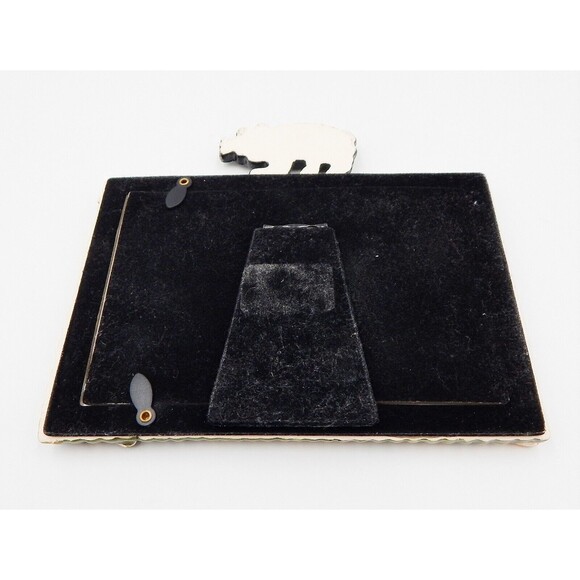 Blue Sky Clayworks Black Bear Picture Frame 2003 Heather Goldminc 4x6 Picture - Picture 7 of 11